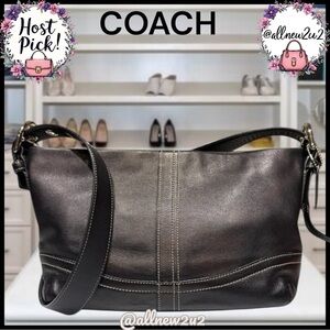New Coach Legacy Collection Black Leather Shoulder Bag C0778-F10949 Host Pick